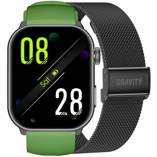 SMARTWATCH UNISEX GRAVITY GT28-4 - ROZMOWY BLUETOOTH, DODATKOWY PASEK (sg037d) Gravity