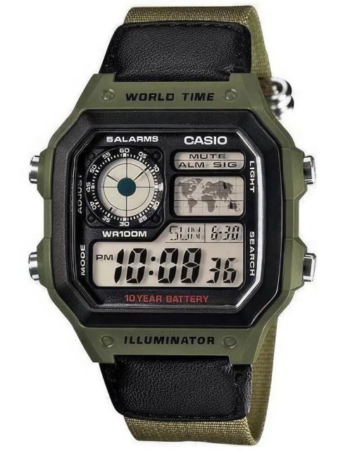 ZEGAREK MĘSKI CASIO AE-1200WHB-3B + BOX Casio