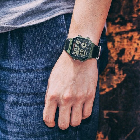 ZEGAREK MĘSKI CASIO AE-1200WHB-3B + BOX Casio