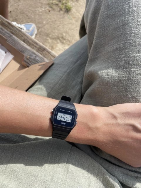 ZEGAREK MĘSKI CASIO F-91WB-1ADF + BOX Casio