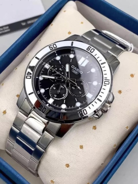 ZEGAREK MĘSKI CASIO MTP-VD300D-1E (zd268a) + BOX Casio