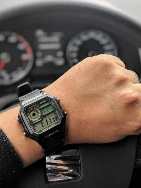 ZEGAREK MĘSKI CASIO Sports AE-1200WH-1B + BOX (zd146c) Casio