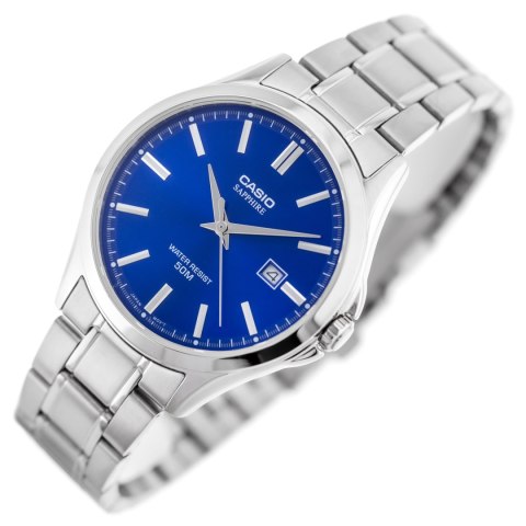 Zegarek Męski Casio MTS-115D-2A1 + BOX (zd292a) SZAFIR Casio