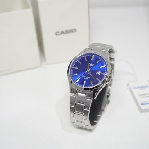 Zegarek Męski Casio MTS-115D-2A1 + BOX (zd292a) SZAFIR Casio
