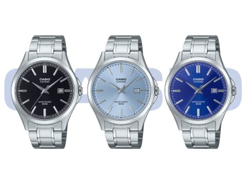 Zegarek Męski Casio MTS-115D-2A1 + BOX (zd292a) SZAFIR Casio
