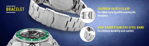 ZEGAREK MĘSKI INVICTA PRO DIVER 22021 - WODOSZCZLNOŚĆ 200m, koperta 43mm Invicta