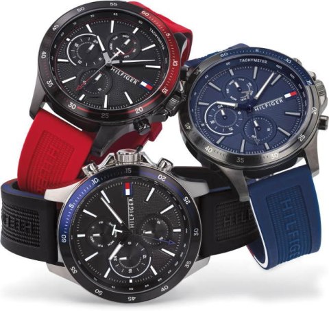 ZEGAREK MĘSKI TOMMY HILFIGER 1791724 BANK (zf023d) Tommy Hilfiger