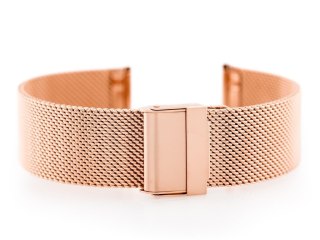 Bransoleta Pacific M6 - siatka HQ - rosegold 22mm Pacific