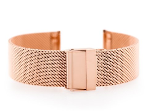 Bransoleta Pacific M6 - siatka HQ - rosegold 22mm Pacific