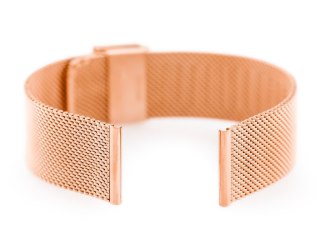 Bransoleta Pacific M6 - siatka HQ - rosegold 22mm Pacific