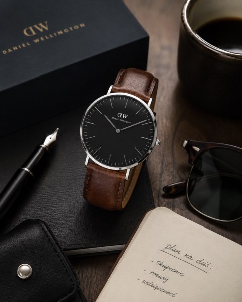 ZEGAREK DAMSKI DANIEL WELLINGTON Classic Black Sheffield Lady DW00100131 (zw508d) Daniel Wellington