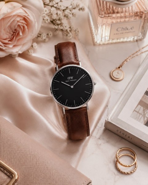 ZEGAREK DAMSKI DANIEL WELLINGTON Classic Black Sheffield Lady DW00100131 (zw508d) Daniel Wellington
