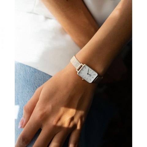ZEGAREK DAMSKI DANIEL WELLINGTON Quadro Pressed Evergold 20mm DW00100556 + BOX (zw520a) Daniel Wellington