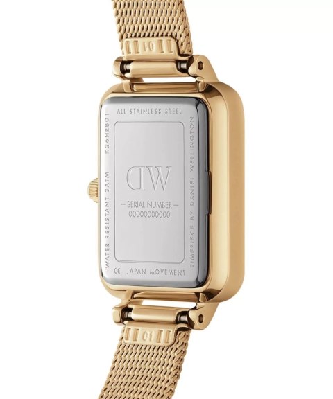 ZEGAREK DAMSKI DANIEL WELLINGTON Quadro Pressed Evergold Emerald 20mm DW00100561+ BOX (zw505m) Daniel Wellington