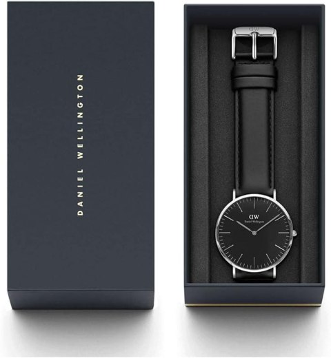 ZEGAREK MĘSKI DANIEL WELLINGTON Classic Black Sheffield DW00100133 + BOX Daniel Wellington