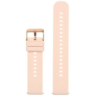 Pasek gumowy do zegarka U27 - jasny róż/rosegold - 22mm Pacific