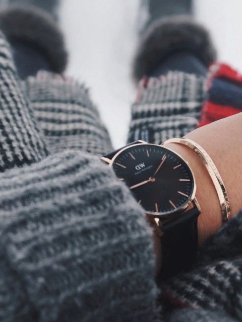 ZEGAREK DAMSKI DANIEL WELLINGTON Classic Black Sheffield Lady Rose Gold DW00100139 (zw508a) Daniel Wellington