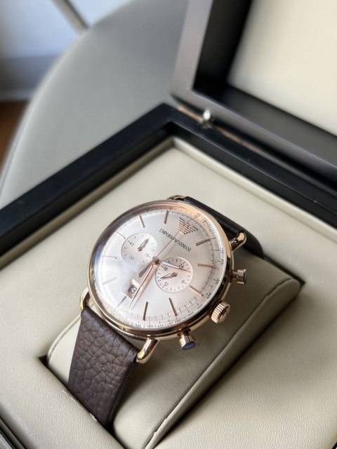 ZEGAREK MĘSKI EMPORIO ARMANI AR11106 - AVIATOR (zi019c) Emporio Armani