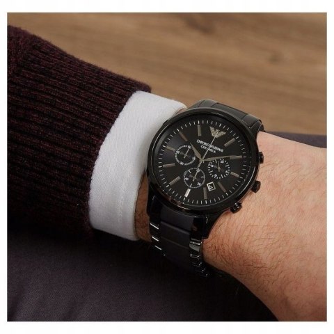 ZEGAREK MĘSKI EMPORIO ARMANI AR1452 - CERAMICA Emporio Armani