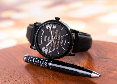 ZEGAREK MĘSKI EMPORIO ARMANI LUIGI AUTOMATIC AR60032 + BOX (zi062a) Emporio Armani