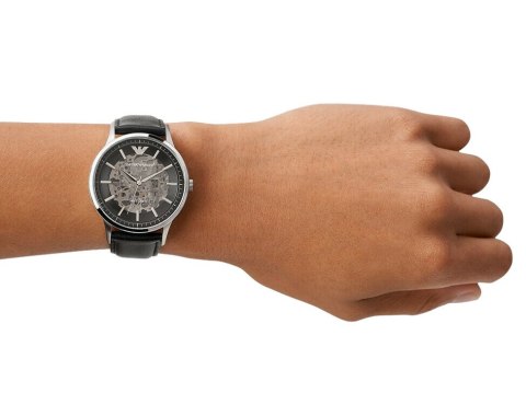 Zegarek męski EMPORIO ARMANI SKELETON AUTOMATIC AR60038 (zi055a) Emporio Armani