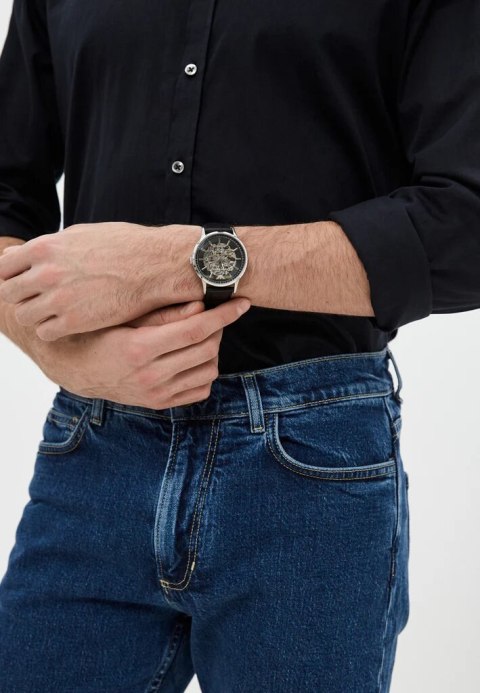 Zegarek męski EMPORIO ARMANI SKELETON AUTOMATIC AR60038 (zi055a) Emporio Armani