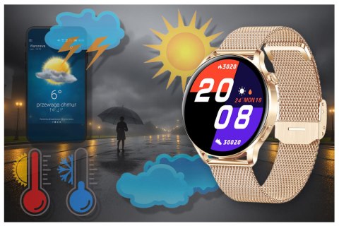 SMARTWATCH DAMSKI Rubicon RNCE81 - WYKONYWANIE POŁĄCZEŃ, PULSOKSYMETR (sr045b) Rubicon