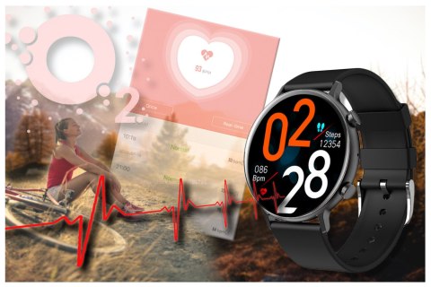 SMARTWATCH DAMSKI Rubicon RNCE98 - WYKONYWANIE POŁĄCZEŃ, PULSOKSYMETR (sr043b) Rubicon