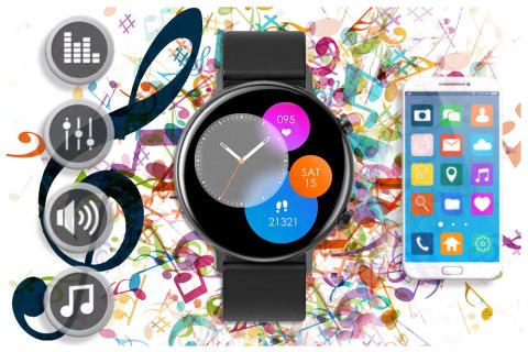 SMARTWATCH DAMSKI Rubicon RNCE98 - WYKONYWANIE POŁĄCZEŃ, PULSOKSYMETR (sr043b) Rubicon