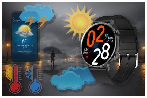 SMARTWATCH DAMSKI Rubicon RNCE98 - WYKONYWANIE POŁĄCZEŃ, PULSOKSYMETR (sr043b) Rubicon