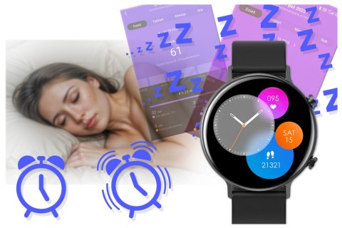 SMARTWATCH DAMSKI Rubicon RNCE98 - WYKONYWANIE POŁĄCZEŃ, PULSOKSYMETR (sr043b) Rubicon
