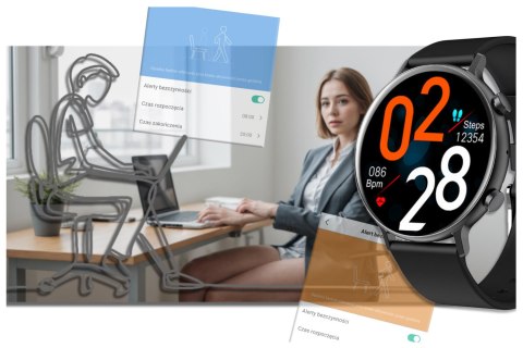 SMARTWATCH DAMSKI Rubicon RNCE98 - WYKONYWANIE POŁĄCZEŃ, PULSOKSYMETR (sr043b) Rubicon