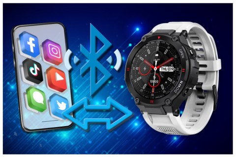 SMARTWATCH MĘSKI GRAVITY GT7-6 - WYKONYWANIE POŁĄCZEŃ (sg016f) Gravity