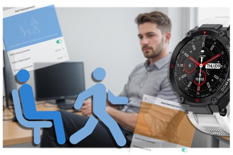 SMARTWATCH MĘSKI GRAVITY GT7-6 - WYKONYWANIE POŁĄCZEŃ (sg016f) Gravity