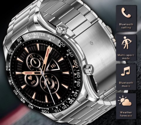 SMARTWATCH MĘSKI Rubicon RNCE94 - WYKONYWANIE POŁĄCZEŃ - BT CALL (sr039a) Rubicon