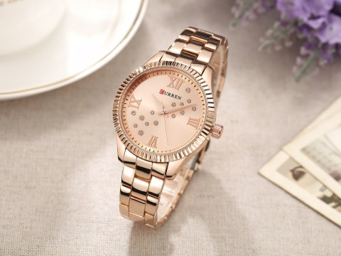 ZEGAREK DAMSKI CURREN 9009 (zc508c) + BOX Curren