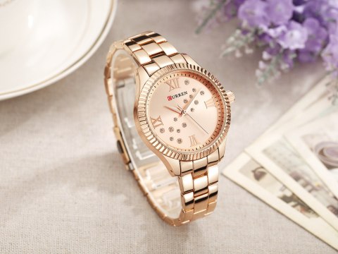 ZEGAREK DAMSKI CURREN 9009 (zc508c) + BOX Curren