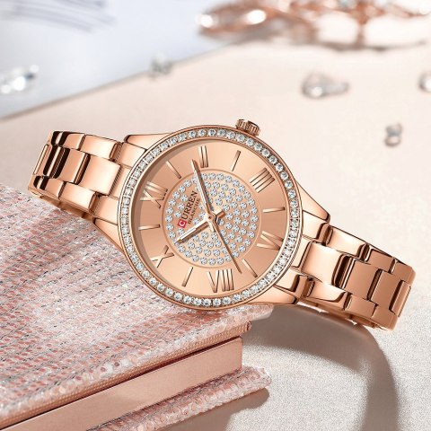 ZEGAREK DAMSKI CURREN 9084 (zc509b) + BOX Curren