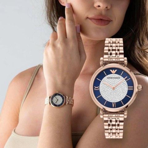 ZEGAREK DAMSKI EMPORIO ARMANI AR11423 - GIANNI T-BAR (zi511c) Emporio Armani