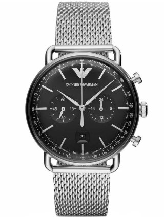 ZEGAREK MĘSKI EMPORIO ARMANI AR11104 - AVIATOR (zi020b) + BOX Emporio Armani
