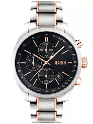 ZEGAREK MĘSKI HUGO BOSS 1513473 - GRAND PRIX (zh022b) + BOX Hugo Boss