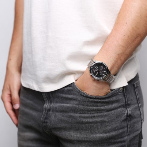 ZEGAREK MĘSKI HUGO BOSS 1513473 - GRAND PRIX (zh022b) + BOX Hugo Boss