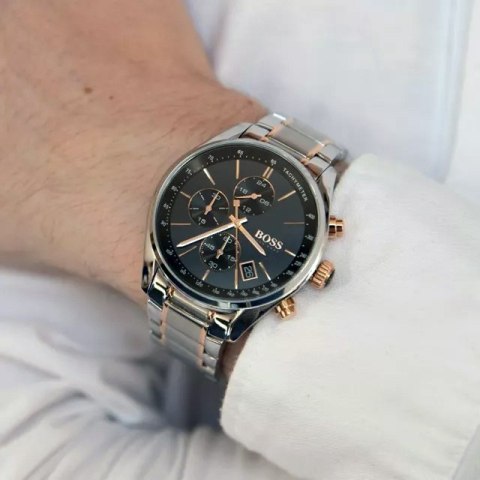 ZEGAREK MĘSKI HUGO BOSS 1513473 - GRAND PRIX (zh022b) + BOX Hugo Boss