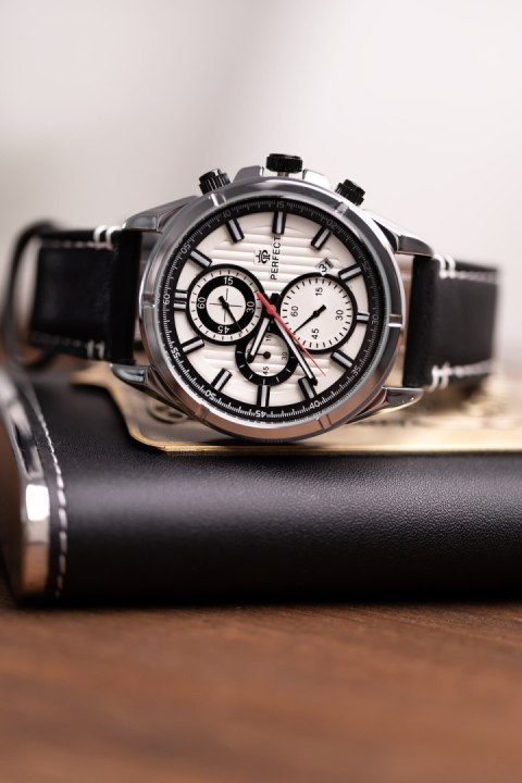 ZEGAREK MĘSKI PERFECT CH03L - CHRONOGRAF (zp352e) + BOX Perfect