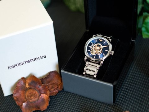 Zegarek męski EMPORIO ARMANI LUIGI Open Heart AUTOMATIC AR60036 Emporio Armani