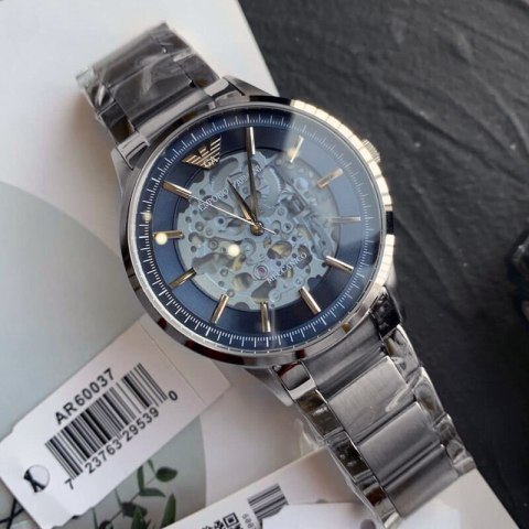Zegarek męski EMPORIO ARMANI SKELETON AUTOMATIC AR60037 (zi054a) Emporio Armani