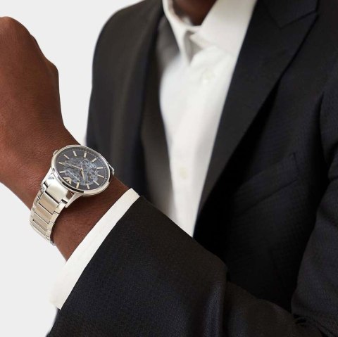 Zegarek męski EMPORIO ARMANI SKELETON AUTOMATIC AR60037 (zi054a) Emporio Armani