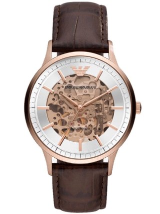 Zegarek męski EMPORIO ARMANI SKELETON AUTOMATIC AR60039 (zi055b) Emporio Armani