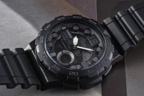 ZEGAREK MĘSKI CASIO AEQ-100W-1BV (zd070b) - WORLD TIME + BOX Casio