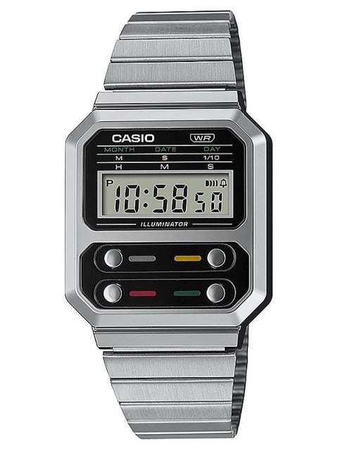 Zegarek Casio Retro Vintage A100WE-1AEF (zd640f) + BOX Casio